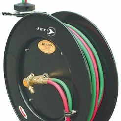 Budget 😍 Jet 391746 - (OA1450) 1/4" X 50' Retractable Oxy-Acetylene Hose Reel - Heavy Duty ❤️