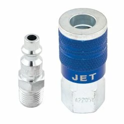 Hot Sale ๐ Jet 420092 - (I2PCS) 2 PC ยI/Mย Air Fitting Set - 1/4" Body X 1/4" NPT ๐