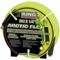 Best reviews of 🎉 King Canada K-2514H - 1/4" X 25 Ft. Hybrid Industrial Air Hose ⭐