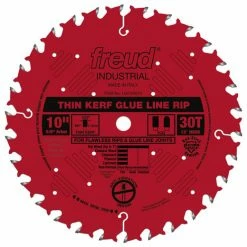 New 👍 Freud LM75R010 10" Industrial Thin Kerf Glue Line Ripping Blade 💯